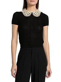 Ciara Lace Collar Top