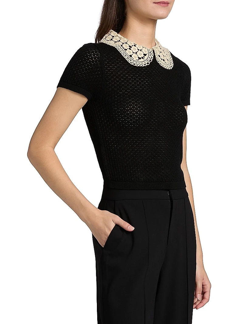 Ciara Lace Collar Top