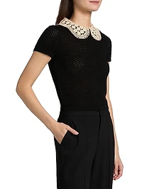 Ciara Lace Collar Top