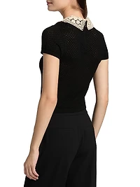 Ciara Lace Collar Top