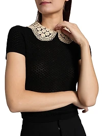 Ciara Lace Collar Top