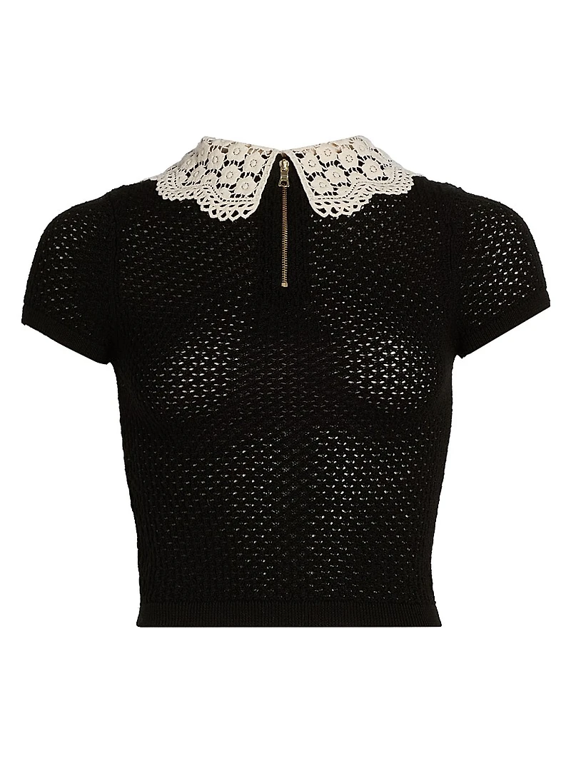 Ciara Lace Collar Top
