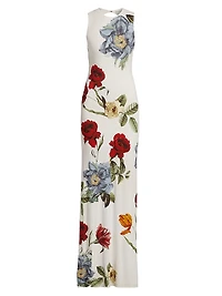 Delora Open-Back Sleeveless Maxi Dress