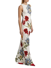 Delora Open-Back Sleeveless Maxi Dress