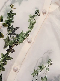 Charis Tropical-Print Cotton-Silk Blouse