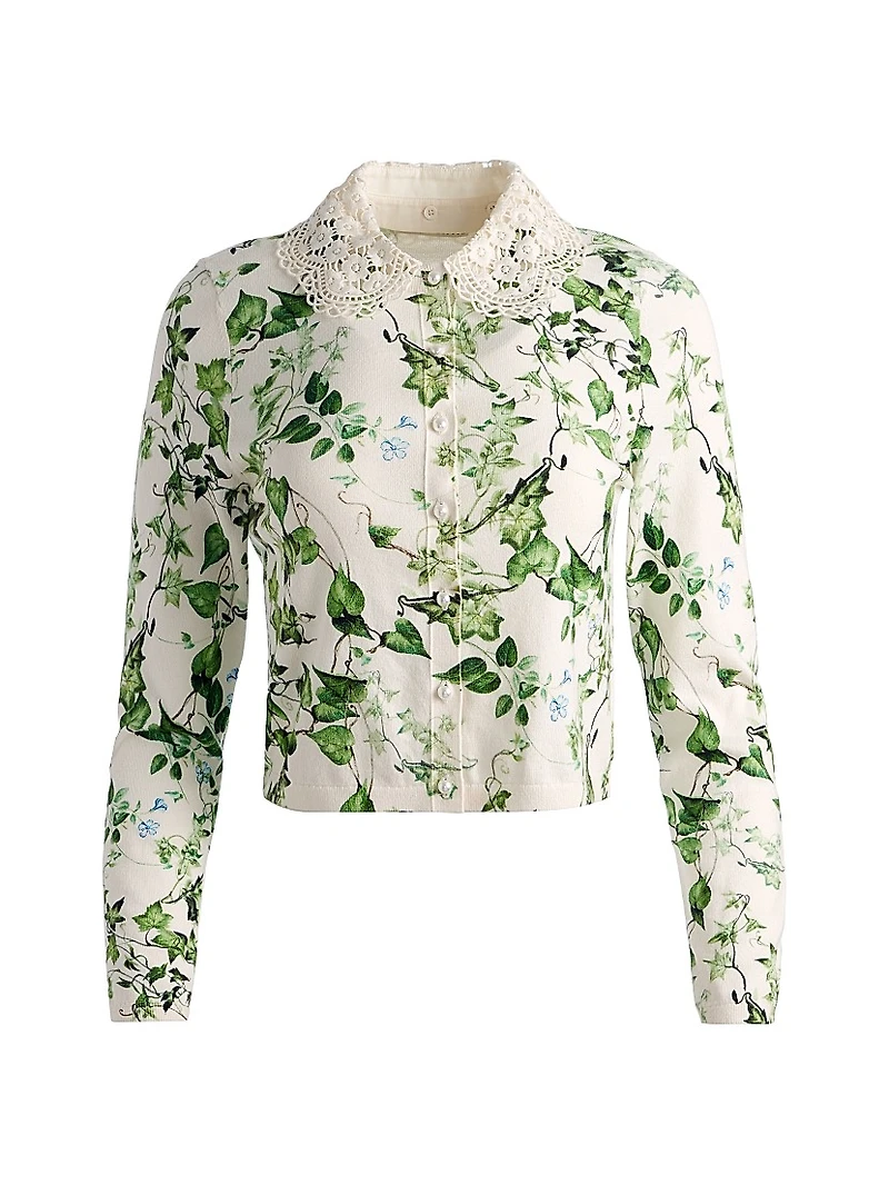 Carson Lace Collar Cardigan