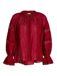 Josephine Tieneck Cotton Blouse