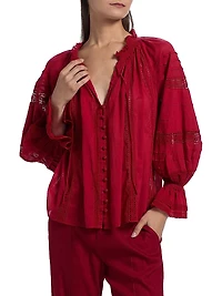Josephine Tieneck Cotton Blouse