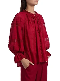 Josephine Tieneck Cotton Blouse