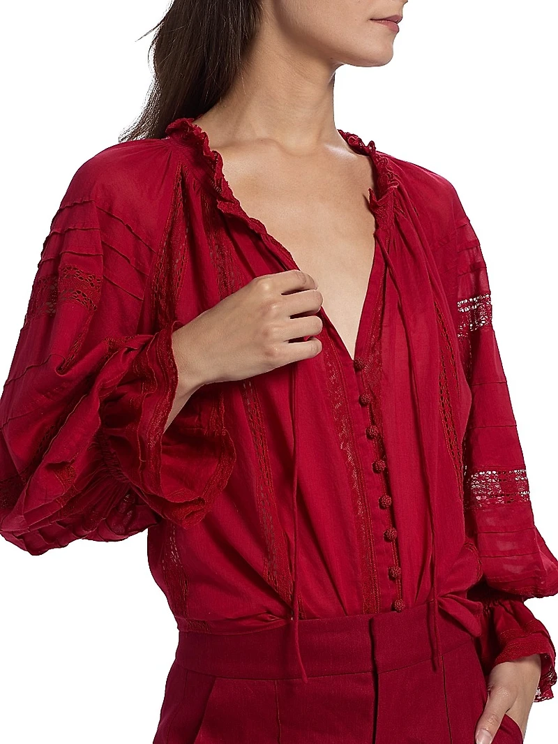 Josephine Tieneck Cotton Blouse