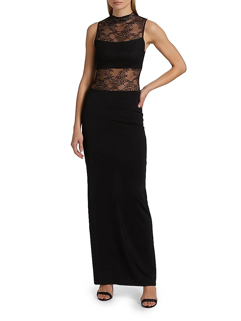 Nichol Lace Sleeveless Maxi Dress