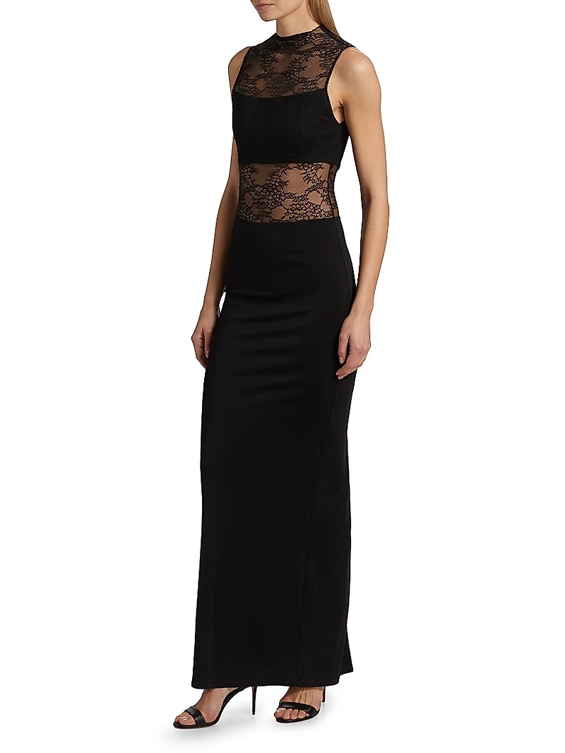 Nichol Lace Sleeveless Maxi Dress