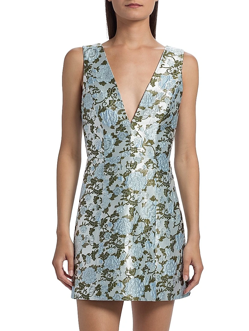 Tatum Floral Satin Minidress