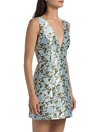 Tatum Floral Satin Minidress