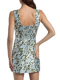 Tatum Floral Satin Minidress