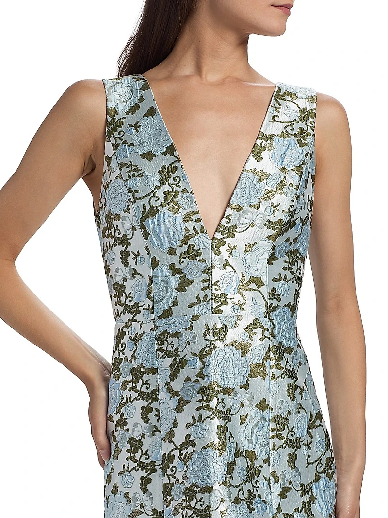 Tatum Floral Satin Minidress