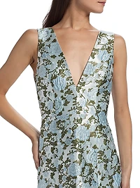 Tatum Floral Satin Minidress