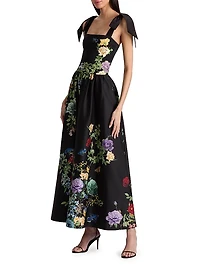 Oriana Drop-Waist Midi-Dress