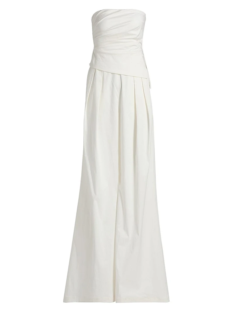 Loren Stretch-Cotton Jumpsuit