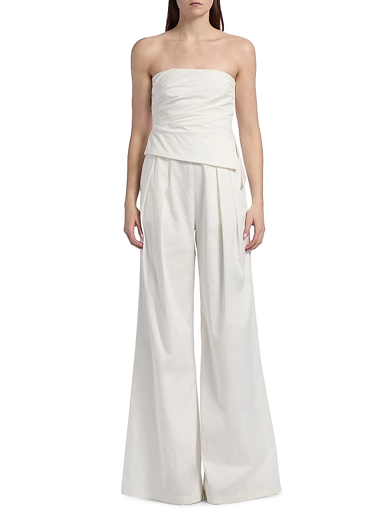 Loren Stretch-Cotton Jumpsuit