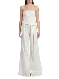 Loren Stretch-Cotton Jumpsuit
