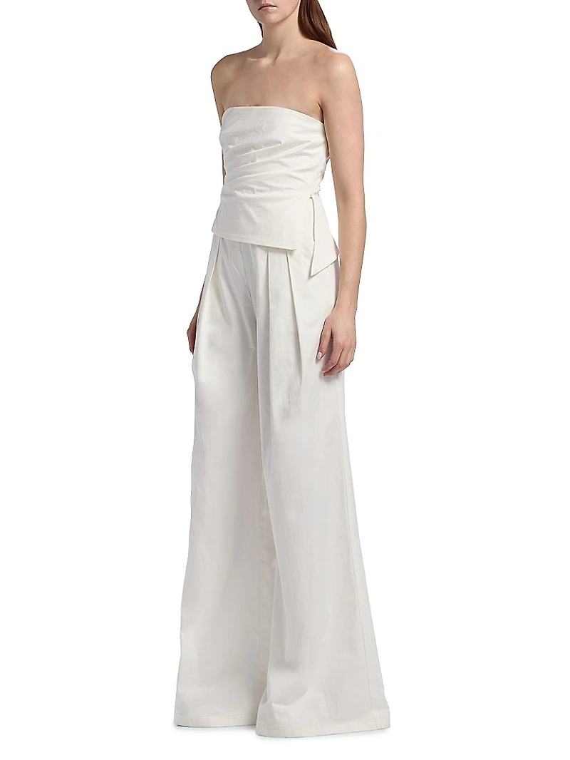 Loren Stretch-Cotton Jumpsuit