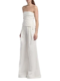 Loren Stretch-Cotton Jumpsuit