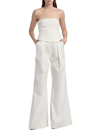 Loren Stretch-Cotton Jumpsuit