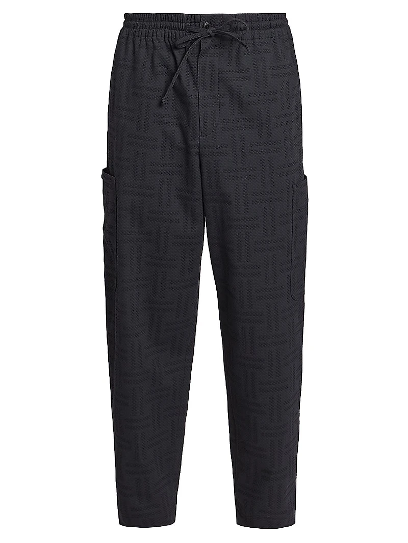 Woven Cargo Jogger Pants