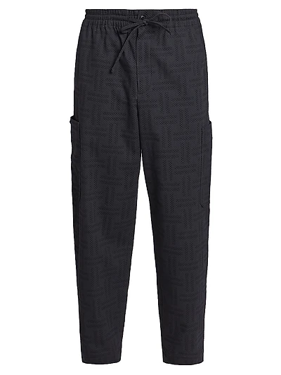 Woven Cargo Jogger Pants