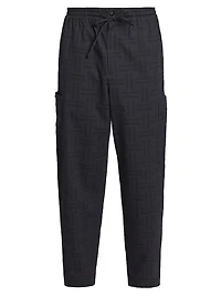 Woven Cargo Jogger Pants