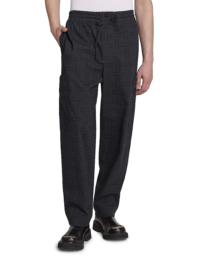 Woven Cargo Jogger Pants