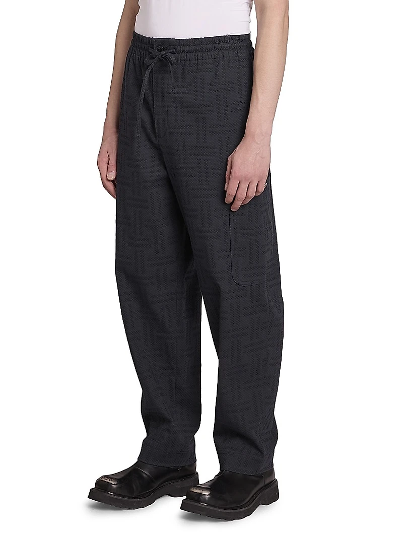 Woven Cargo Jogger Pants