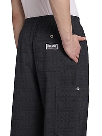 Woven Cargo Jogger Pants