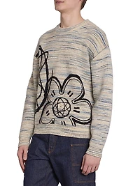 Reversible Futura Stretch-Wool Sweater