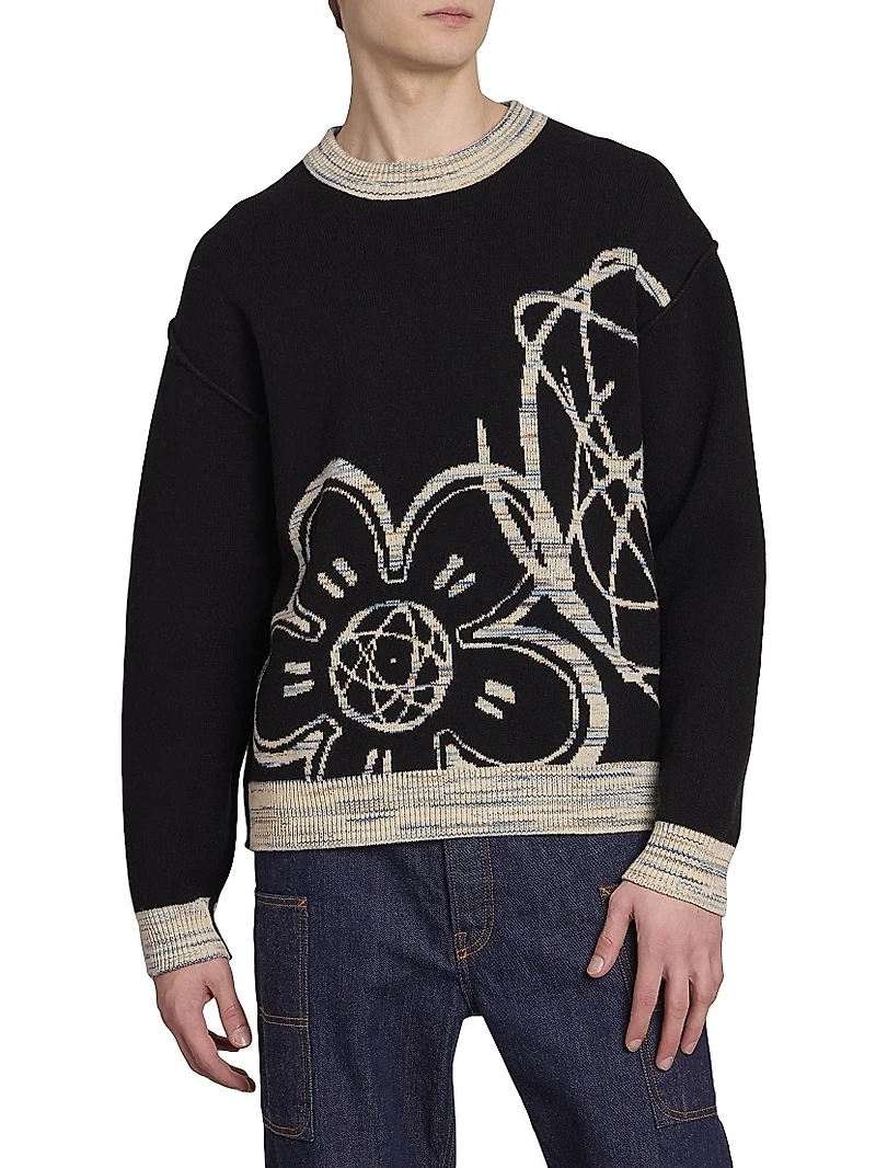 Reversible Futura Stretch-Wool Sweater