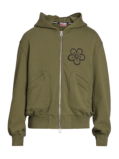Futura Boxy Full-Zip Hoodie