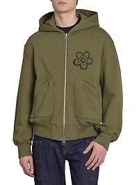 Futura Boxy Full-Zip Hoodie