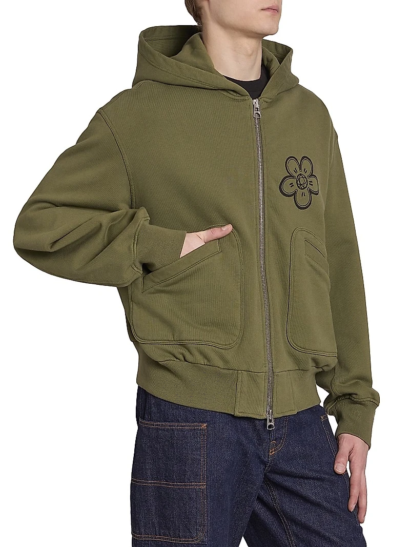 Futura Boxy Full-Zip Hoodie