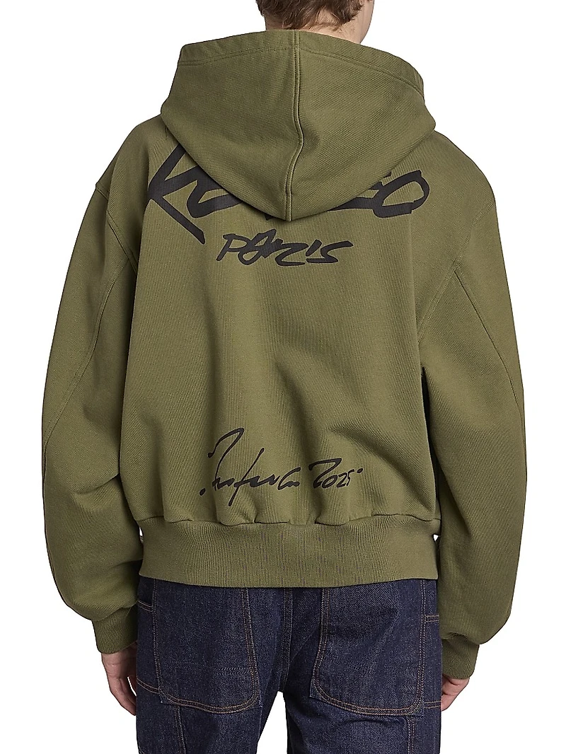 Futura Boxy Full-Zip Hoodie