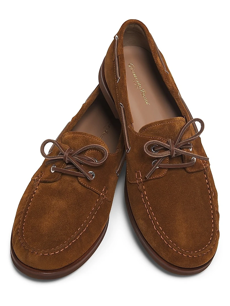 Vandée Suede Boat Shoes