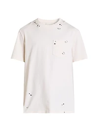 Yezra Cotton Crewneck T-Shirt