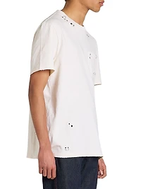 Yezra Cotton Crewneck T-Shirt