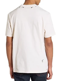 Yezra Cotton Crewneck T-Shirt