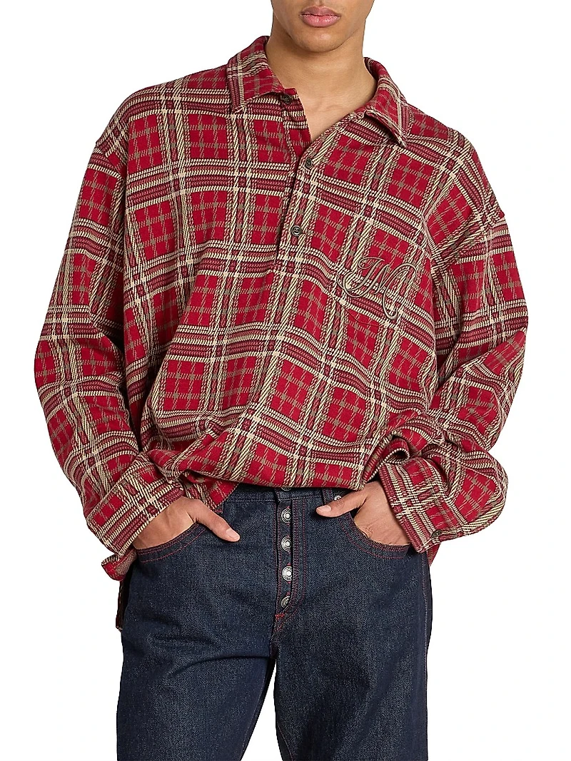 Orelien Plaid Cotton Shirt