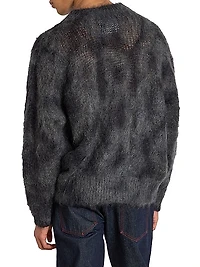 Miller Mohair-Wool Crewneck Sweater