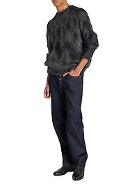 Miller Mohair-Wool Crewneck Sweater