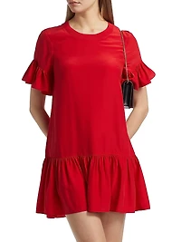 Leilah Silk Minidress