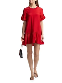 Leilah Silk Minidress
