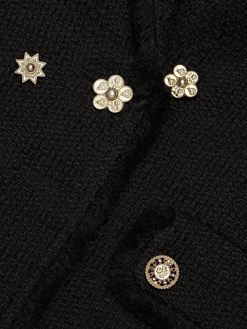 Khloe Studded Cotton Blazer